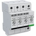 Citel Surge Protector, 3 Phase, 120/208/240V, 4 DS74US-240Y/G